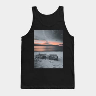 Ethereal Sunrise: Lobster Cage's Reverie V3 Tank Top